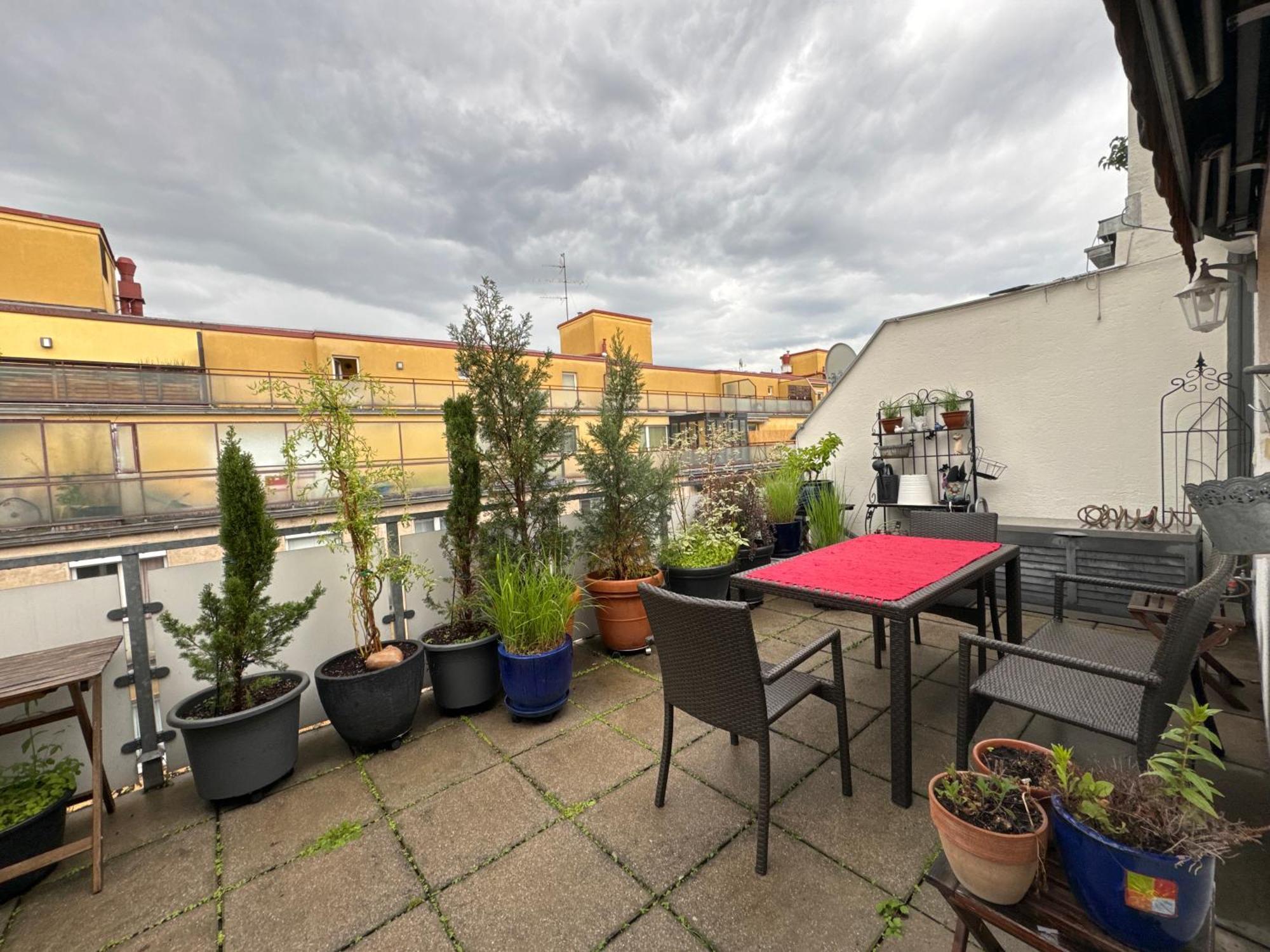 Gemuetliche Dachterrassen Whg Apartment Vienna Exterior photo